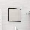 Bathroom Mirror Black 40x1.5x37 cm Engineered Wood Colour black Size 40 x 1.5 x 37 cm Quantity in Package 1 