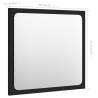 Stylish Black Bathroom Mirror - 40x1.5x37 cm | HipoMarket