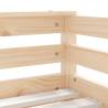 Kids Bed Frame with Drawers 70x140 cm - Solid Pine Wood