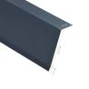 L-Shape Roof Edge Plates - 5 pcs Aluminium Anthracite 170cm