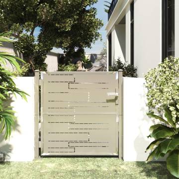 Stainless Steel Garden Gate 100x100 cm - Durable & Stylish