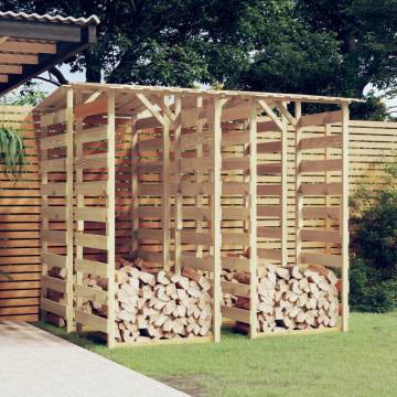 Pergolas with Roofs - 4 pcs Impregnated Pinewood | HipoMarket