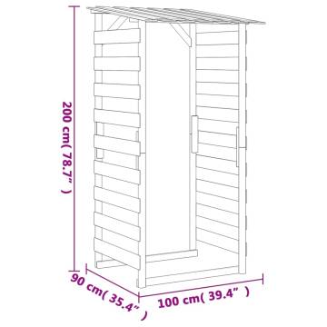 Pergolas with Roofs - 4 pcs Impregnated Pinewood | HipoMarket