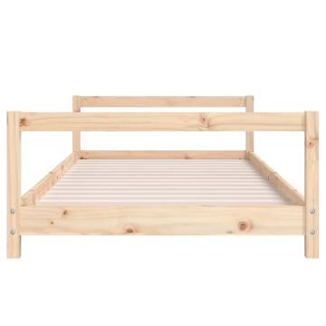 Kids Bed Frame 90x200 cm - Solid Wood Pine | HipoMarket