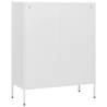 Stylish White Chest of Drawers - Durable Steel Storage Solution