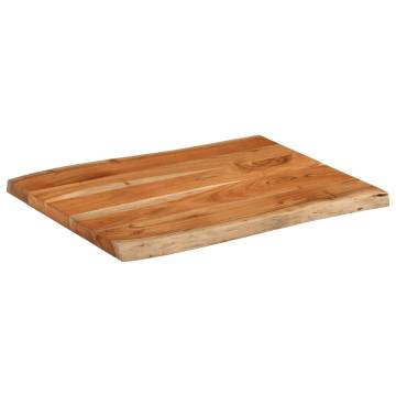 Rectangular Solid Wood Acacia Table Top - 90x60 cm | HipoMarket