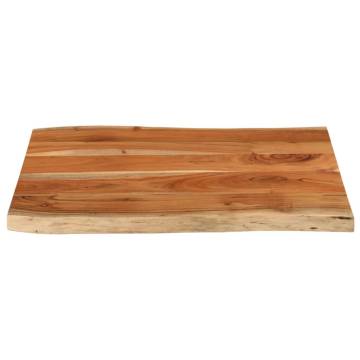 Rectangular Solid Wood Acacia Table Top - 90x60 cm | HipoMarket