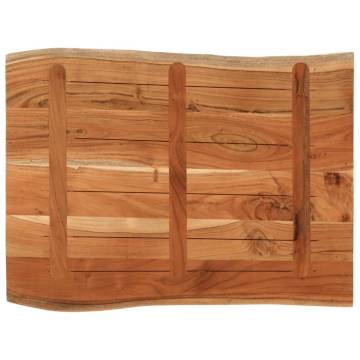 Rectangular Solid Wood Acacia Table Top - 90x60 cm | HipoMarket