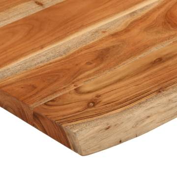 Rectangular Solid Wood Acacia Table Top - 90x60 cm | HipoMarket