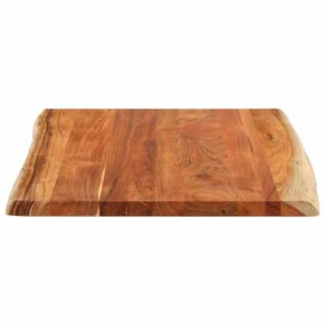 Rectangular Solid Wood Acacia Table Top | Live Edge Design