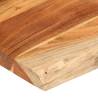 Rectangular Solid Wood Acacia Table Top | Live Edge Design