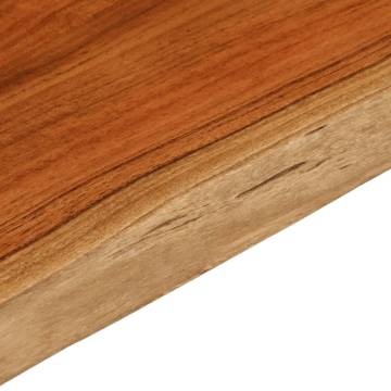 Solid Acacia Wood Table Top 90x40 cm - Live Edge Design