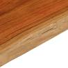 Solid Acacia Wood Table Top 90x40 cm - Live Edge Design