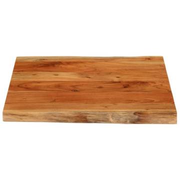 Rectangular Solid Wood Acacia Table Top - Live Edge Design | HipoMarke