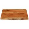 Rectangular Solid Wood Acacia Table Top - Live Edge Design | HipoMarke