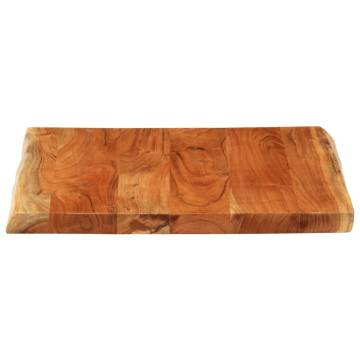 Rectangular Solid Wood Acacia Table Top - Live Edge Design | HipoMarke