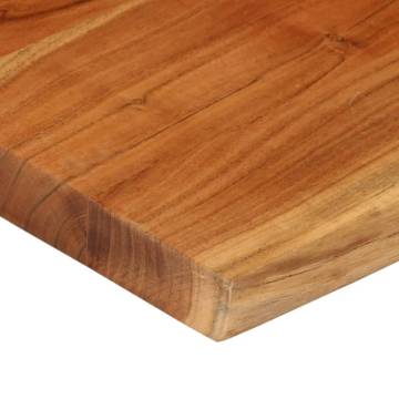 Rectangular Solid Wood Acacia Table Top - Live Edge Design | HipoMarke