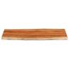 Solid Acacia Live Edge Table Top 140x60 cm - Hipo Market