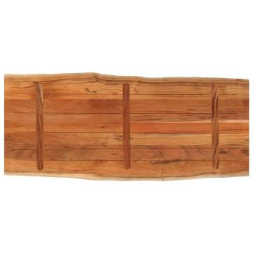 Solid Acacia Live Edge Table Top 140x60 cm - Hipo Market