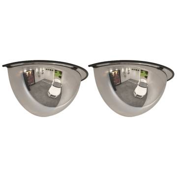 Half Domed Traffic Mirrors - 2 pcs Ø40 cm Acrylic | Hipo Market