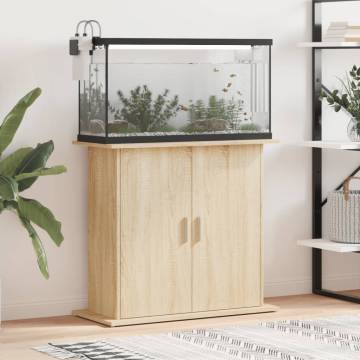 Aquarium Stand Sonoma Oak 81x36x73 cm | Hipo Market