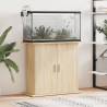 Aquarium Stand Sonoma Oak 81x36x73 cm Engineered Wood Colour sonoma oak Size 81 x 36 x 73 cm 