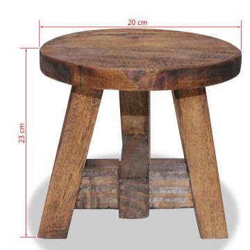 Stool Solid Reclaimed Wood | Unique Handmade Furniture