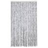 Insect Curtain White & Grey 118x220 cm | Hipomarket