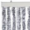 Insect Curtain White & Grey 118x220 cm | Hipomarket