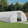 Greenhouse with Steel Frame White 56 m² 14x4x2 m Colour white Size 14 x 4 x 2 m Quantity in Package 1 