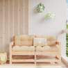 Garden Corner Sofas 2 pcs Solid Pine | Hipomarket