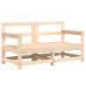 Garden Corner Sofas 2 pcs Solid Pine | Hipomarket