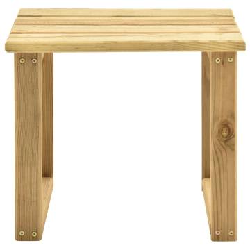 Sunbed Table - 30x30x26 cm Impregnated Pinewood | HipoMarket