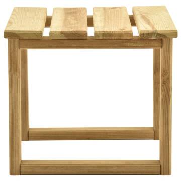 Sunbed Table - 30x30x26 cm Impregnated Pinewood | HipoMarket