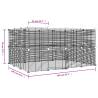 28-Panel Pet Cage with Door Black - Safe & Spacious for Pets