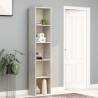 Book Cabinet Concrete Grey 40x30x189 cm Engineered Wood Colour concrete grey Size 40 x 30 x 189 cm Quantity in Package 1 