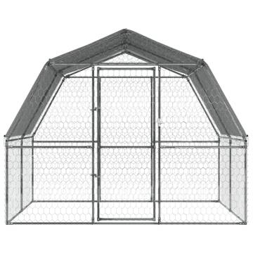 Premium Silver Galvanised Steel Bird Cages - 2 pcs