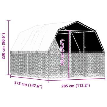 Premium Silver Galvanised Steel Bird Cages - 2 pcs