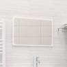 Bathroom Mirror White 60x1.5x37 cm Engineered Wood Colour white Size 60 x 1.5 x 37 cm Quantity in Package 1 