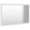 Stylish White Bathroom Mirror 60x1.5x37 cm | Hipomarket