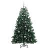 Artificial Hinged Christmas Tree 180 cm with 300 LEDs & Ball Set