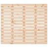 Elegant Solid Wood Pine Wall Headboard - 141x3x91.5 cm