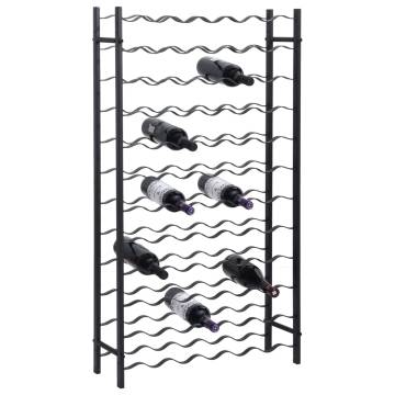 Wine Rack for 72 Bottles - Black Iron | Hipomarket