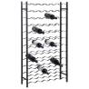 Wine Rack for 72 Bottles Black Iron Colour black Quantity in Package 1 Number of 72 Number of Bottles 