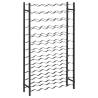 Wine Rack for 72 Bottles - Black Iron | Hipomarket