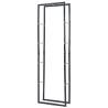 Firewood Rack Black 60x25x200 cm Steel - HipoMarket