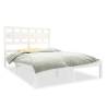 White Solid Wood Bed Frame 135x190 cm Double | HipoMarket