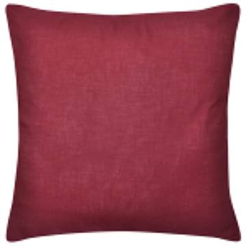 4 Burgundy Cotton Cushion Covers - 50 x 50 cm