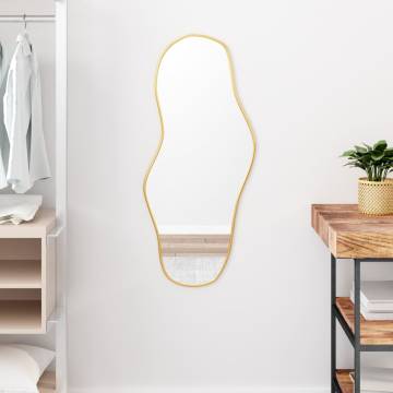 Stylish Gold Wall Mirror 90x40 cm | Minimalist Home Decor