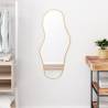 Wall Mirror Gold 90x40 cm Colour gold Size 90 x 40 cm Quantity in Package 1 